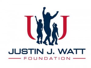 The new jerseys that Waupaca Middle School football players will wear starting with the 2016 season include the J.J. Watt Foundation logo. The school purchased the jerseys from Eastbay, a Wausau-based sporting good retailer that picked up the cost of including the logo on the jerseys.