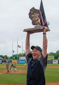 John Koronkiewicz capped his Waupaca High School coaching career by leading the Comets to the school's first-ever state baseball championship. Koronkiewicz, who also coached Waupaca football teams to state titles in 2006 and 2008, coached the varsity football team for 32 seasons and the varsity baseball team for 24 years. Tim Koll Photo