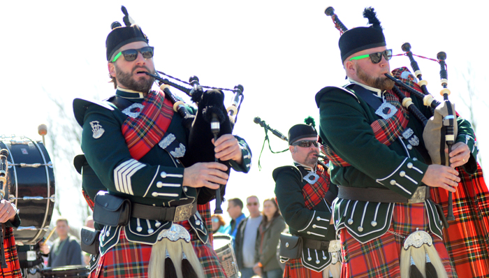 Bagpipers were again a part of the New Dublin Grand Parade.Scott Bellile photo