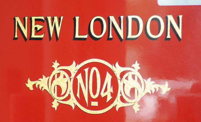 New London Fire Department logo on fire truck