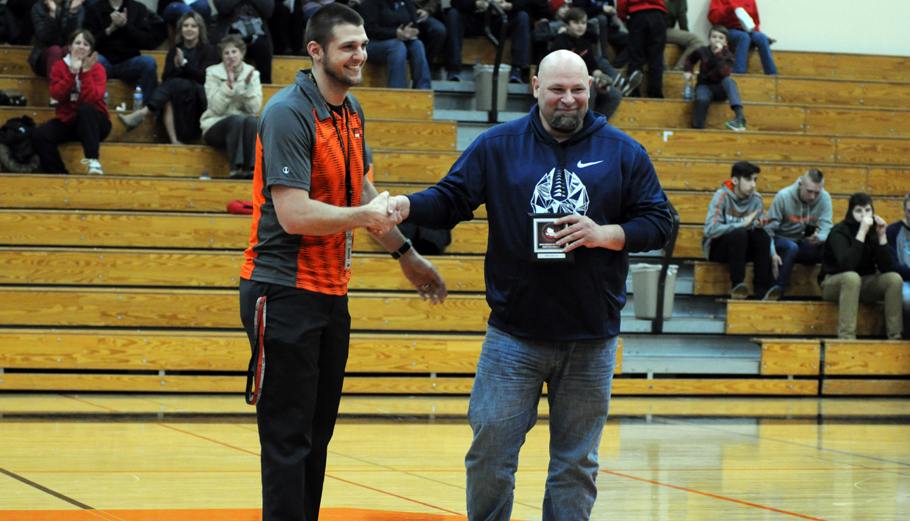 Clintonville football coach honored
