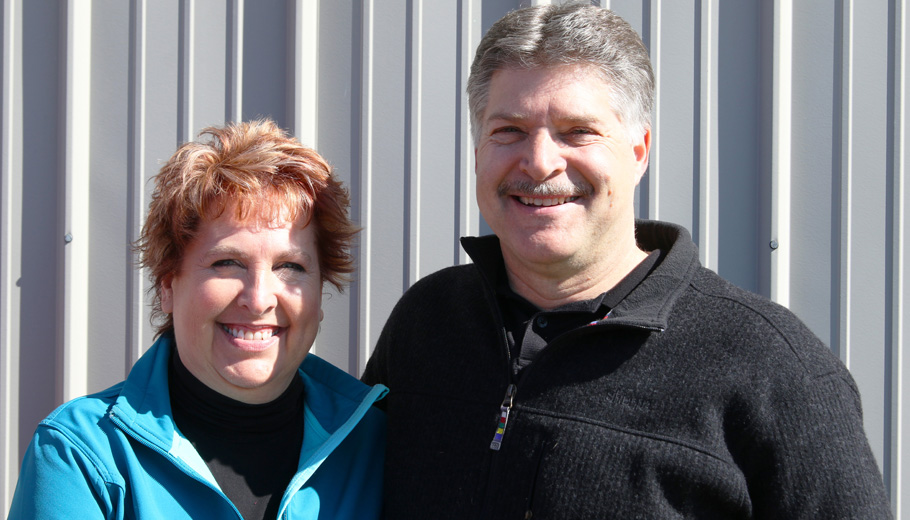 MDR Manufacturing owners Cheryl and Mike Duberstein.Holly Neumann Photo