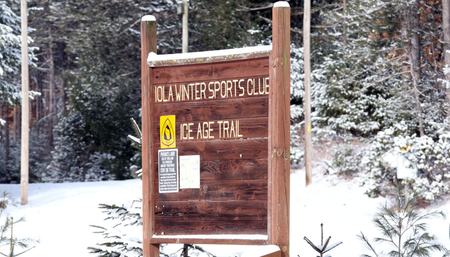 The Iola Winter Sports Club has a groomed trail system.Holly Neumann Photo