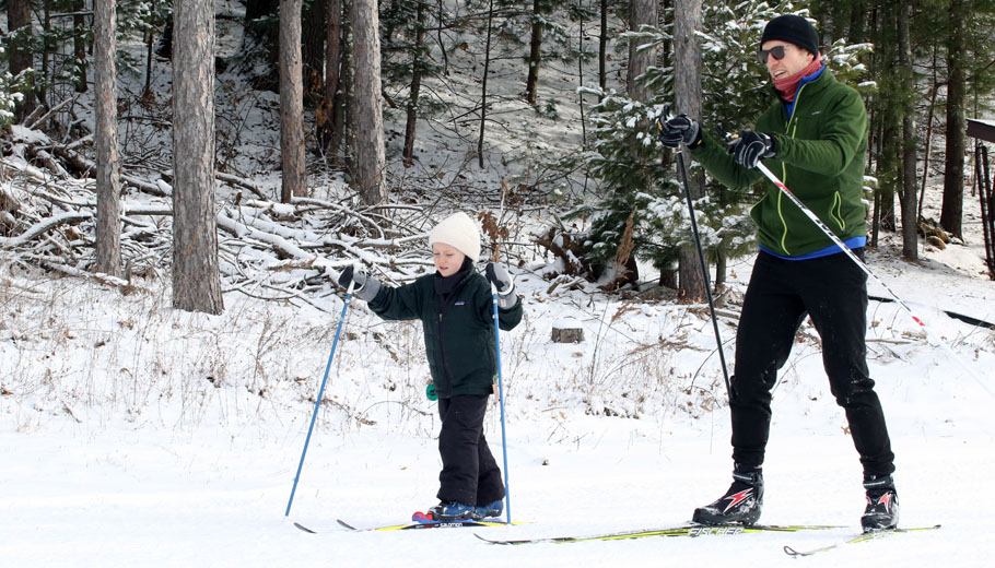 People of all ages use the cross country ski trails.Holly Neumann Photo