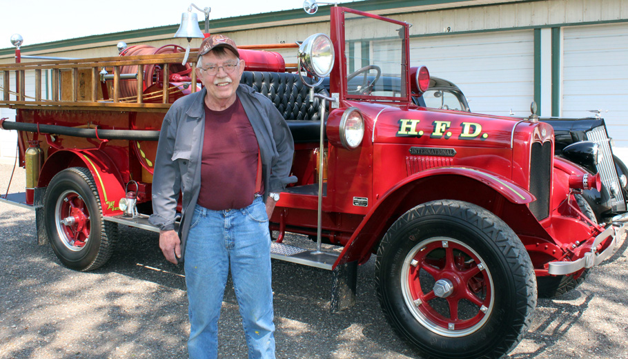 Fire truck finds new home