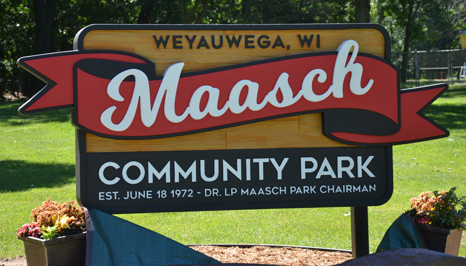 Park dedicated to Dr. Maasch