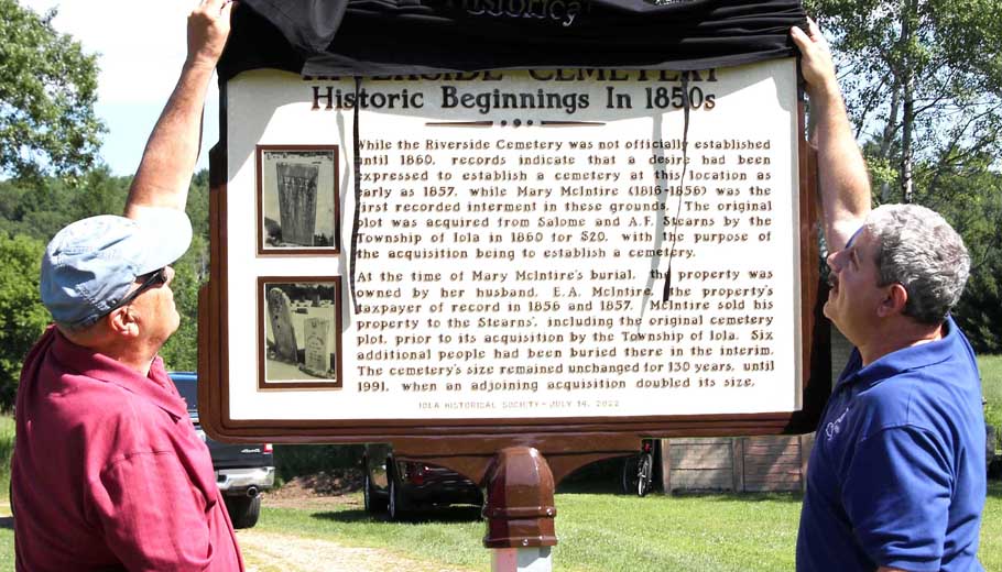 Historical marker unveiled in Iola