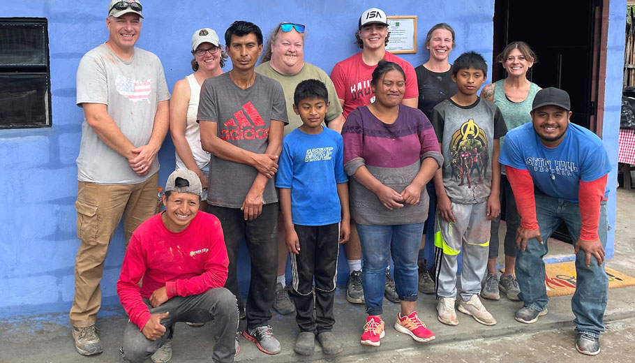 Building homes in Guatemala