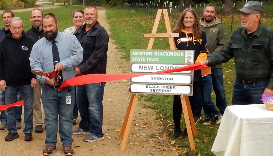 State trail opens in New London