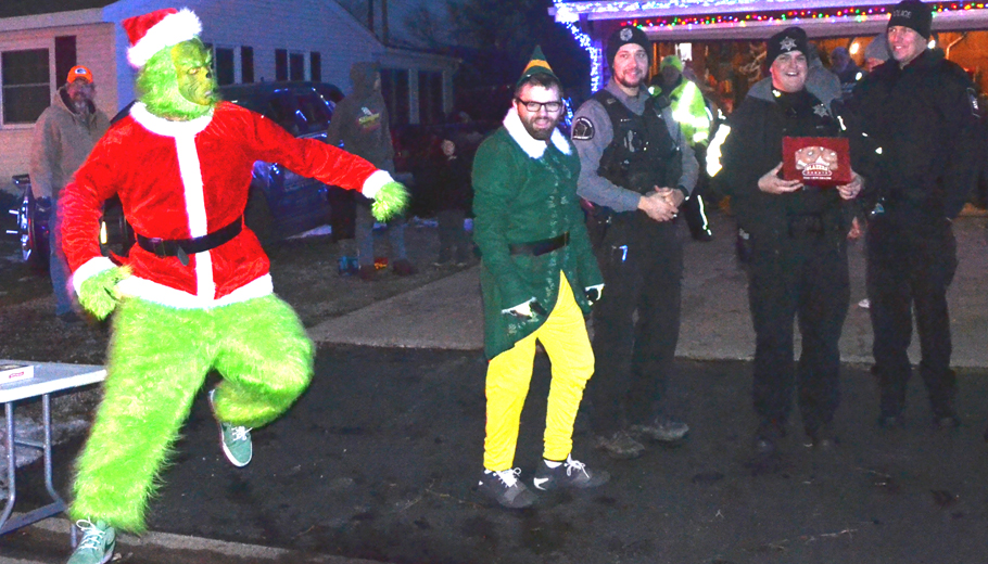 Cops, firefighters, the Grinch