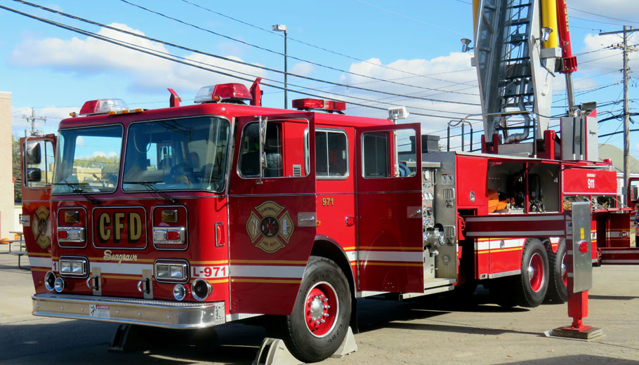 Fire truck stays in Clintonville